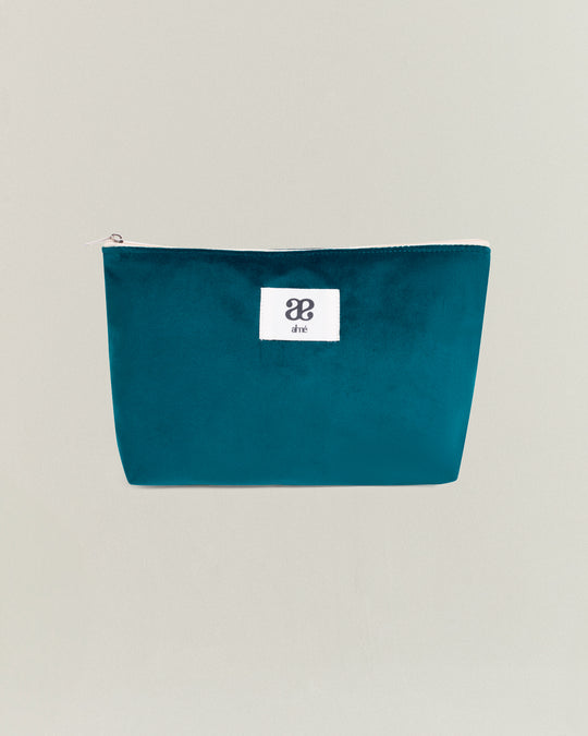 Velvet clutch bag