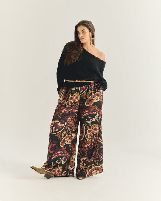 Levy print pants