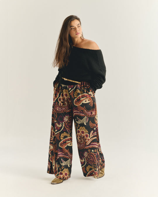 Levy print pants