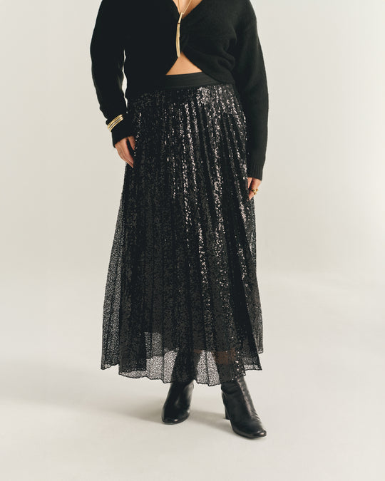 Aya sequin skirt