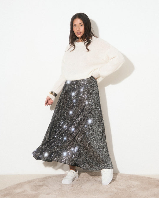 Aya sequin skirt